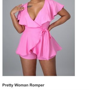 “Pretty woman “ romper